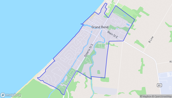 Map of Grand Bend