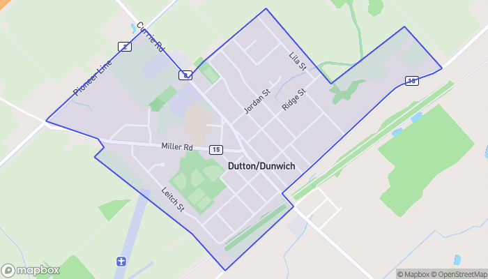 Map of Dutton
