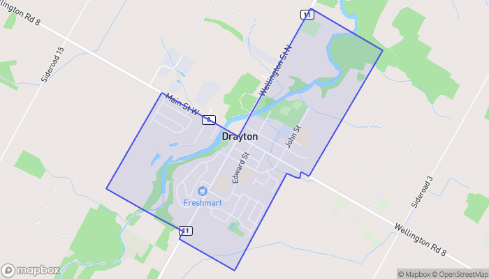 Map of Drayton