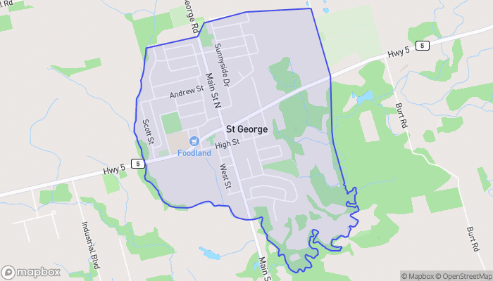 Map of St. George