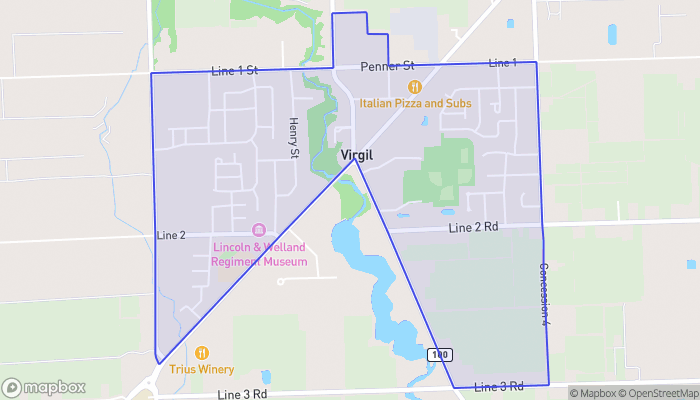 Map of Virgil