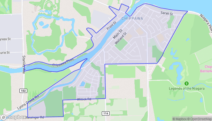 Map of Chippawa