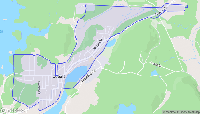 Map of Cobalt