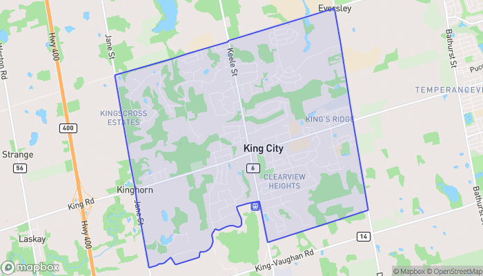 Map of King