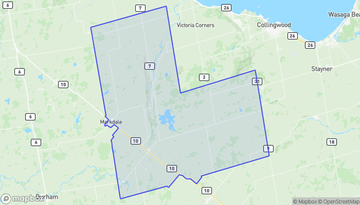 Map of Grey Highlands