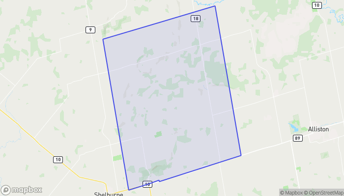Map of Mulmur