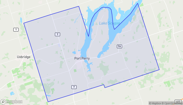 Map of Scugog