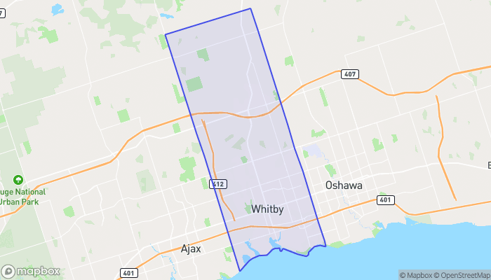 Map of Whitby