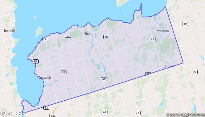 Map of Georgina