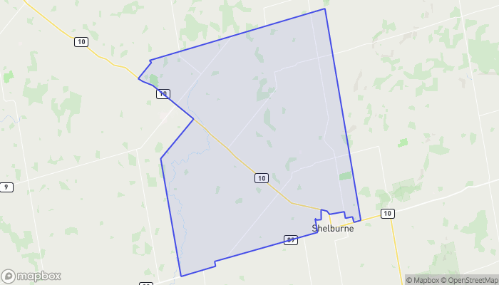 Map of Melancthon