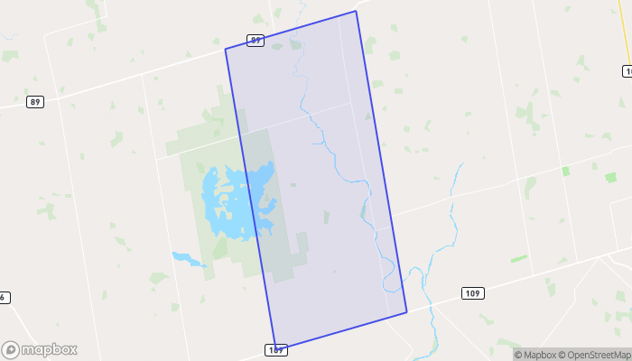 Map of East Luther Grand Valley
