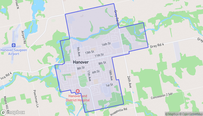 Map of Hanover