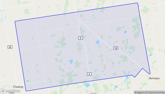 Map of Chatsworth