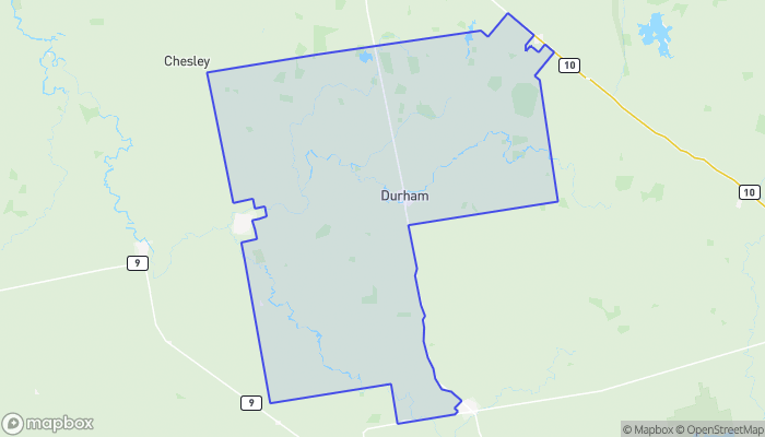 Map of West Grey