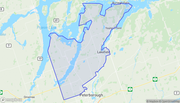 Map of Smith-Ennismore-Lakefield