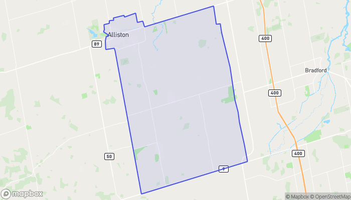Map of New Tecumseth