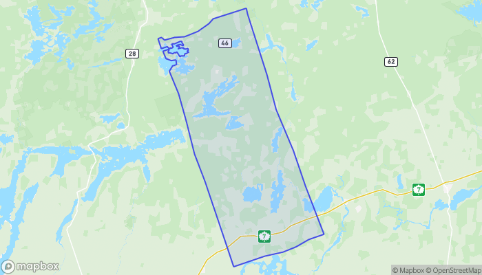 Map of Havelock-Belmont-Methuen