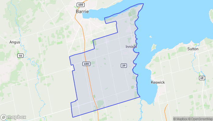 Map of Innisfil