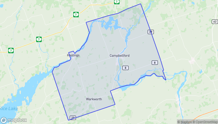 Map of Trent Hills