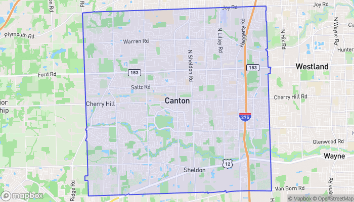 Map of Canton