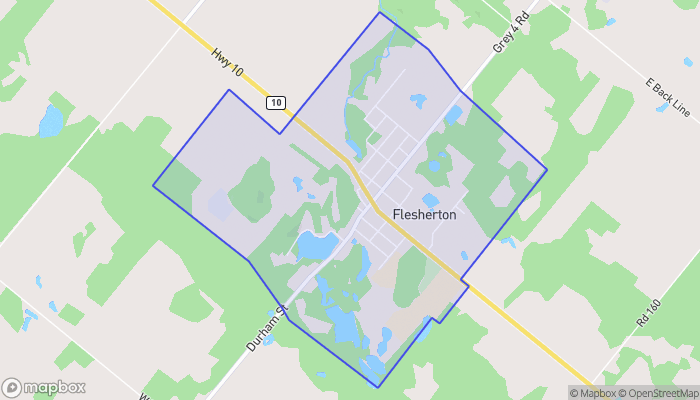 Map of Flesherton