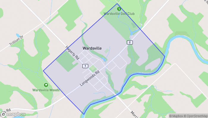 Map of Wardsville