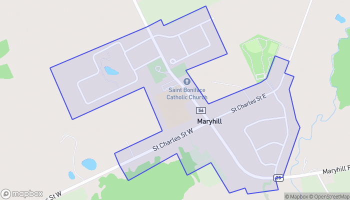 Map of Maryhill