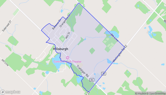 Map of Hillsburgh