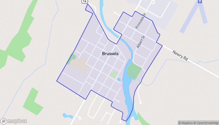 Map of Brussels