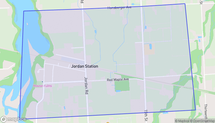 Map of Jordan Station