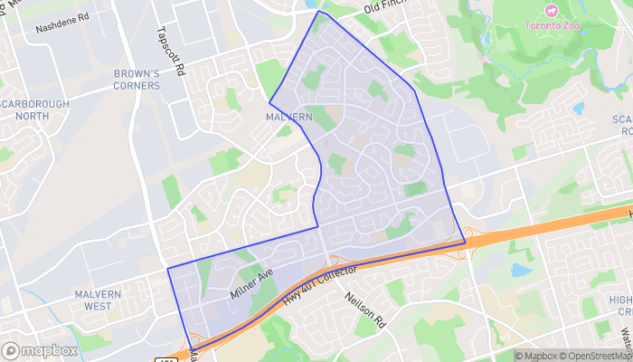 Map of Malvern East