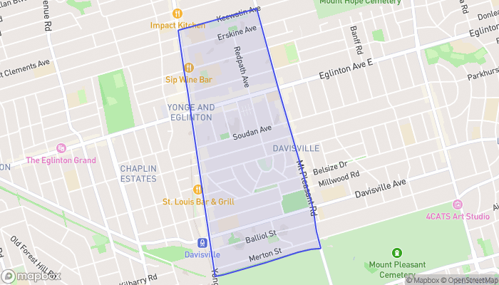 Map of Mount Pleasant West