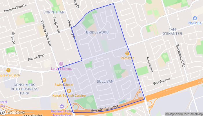 Map of Sullivan