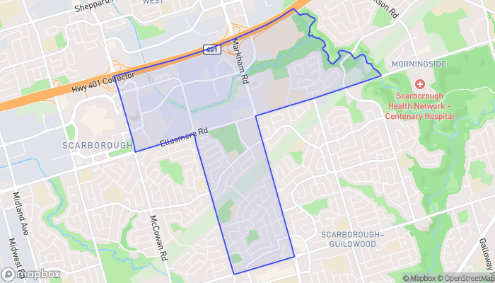 Map of Woburn North