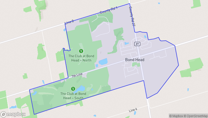 Map of Bond Head