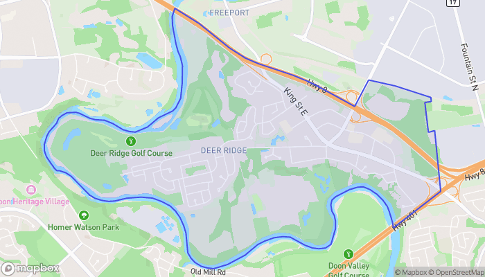 Map of Deer Ridge