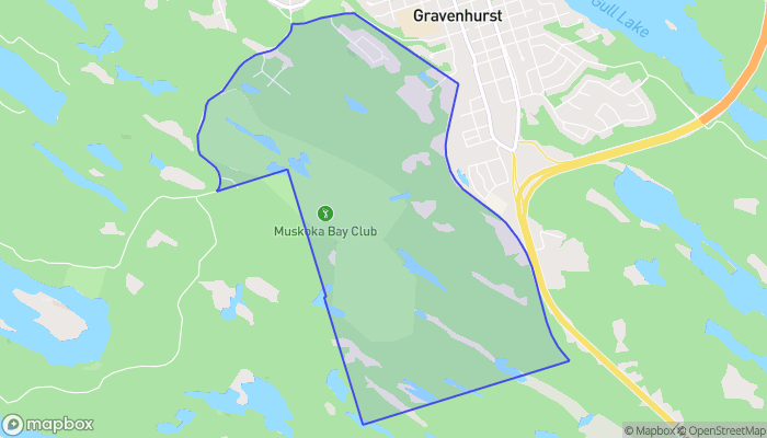 Map of Muskoka Bay Club