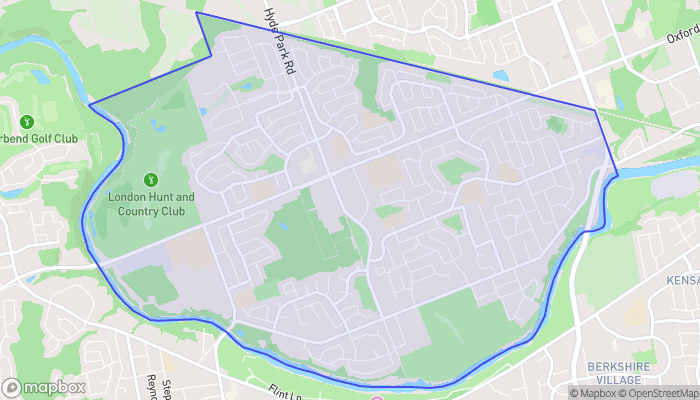 Map of Oakridge