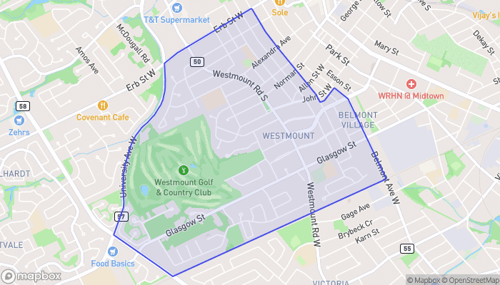 Map of Westmount